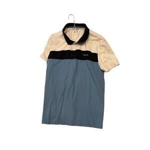 Calvin Klein quick drying wicking Polo Shirt Mens L